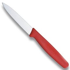 Нож бытовой, кухонный Victorinox (лезвие: 80мм), красный 5.0601