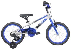 Велосипед 16" Apollo NEO boys Brushed Alloy / Blue / Black Fade, 2022