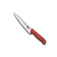 Нож бытовой, кухонный Victorinox Fibrox Carving (лезвие: 190мм), красный 5.2001.19