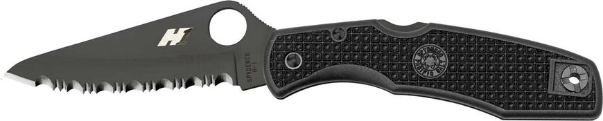 Ніж Spyderco Pacific Salt black blade spyderedge