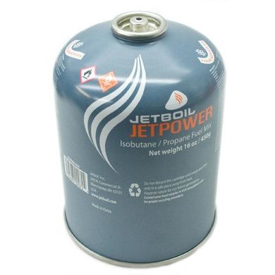 Баллон газовый Jetboil Jetpower Fuel Blue, 450 гр (JB JF450-EU)