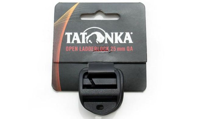 Пряжка Tatonka Open Ladderlock 25 mm QA, Black (TAT 3390.040)