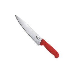 Нож бытовой, кухонный Victorinox Fibrox Carving (лезвие: 250мм), красный 5.2001.25