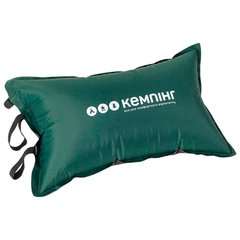 Подушка самонадувна КЕМПІНГ M2-1 (50x32x15см), зелений