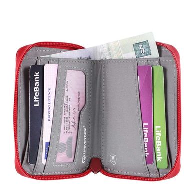 Карманный кошелек Lifeventure Recycled RFID Bi-Fold Wallet, raspberry (68725)