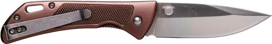 Нож Boker Magnum Advance dark bronze, сталь - 440C, рукоятка - Алюминий, длина клинка - 85 мм, общая длина - 195 мм