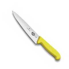 Нож бытовой, кухонный Victorinox Fibrox (лезвие: 150мм), желтый 5.2008.15