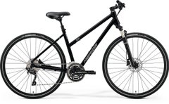 Велосипед Merida CROSSWAY 300, L(L) (55L), GLOSSY BLACK(MATT SILVER)