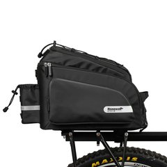 Велосумка на багажник із тримачем для фляги Multifunctional 17л RK19666 black RW172