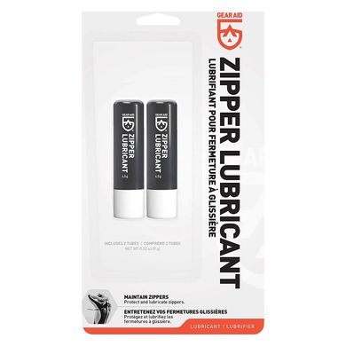 Смазка для молний Gear Aid by McNett Zipper Lubricant Stick 2x4.5 g