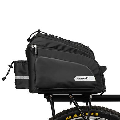 Велосумка на багажник із тримачем для фляги Multifunctional 17л RK19666 black RW172