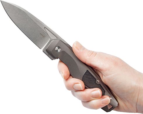 Нож Boker Plus Aluma, сталь - D2, рукоять - алюминий, длина клинка - 91 мм, длина общая - 220 мм